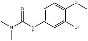 Urea, N'-(3-hydroxy-4-methoxyphenyl)-N,N-dimethyl- Structural