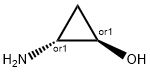 Cyclopropanol, 2-amino-, (1R,2R)-rel- Structural