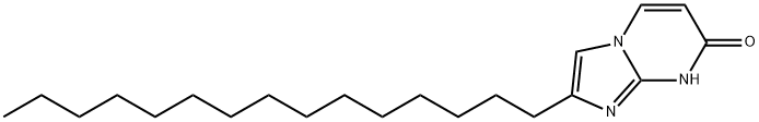 Imidazo[1,2-a]pyrimidin-7(8H)-one, 2-pentadecyl- Structural
