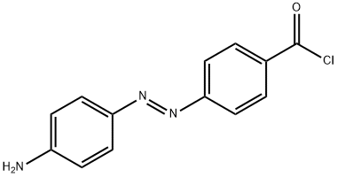 Benzoyl chloride, 4-[(1E)-2-(4-aminophenyl)diazenyl]- Structural