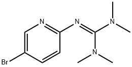 Guanidine, N''-(5-bromo-2-pyridinyl)-N,N,N',N'-tetramethyl- Structural