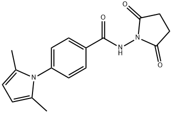 Benzamide, 4-(2,5-dimethyl-1H-pyrrol-1-yl)-N-(2,5-dioxo-1-pyrrolidinyl)- Structural