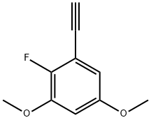 Benzene, 1-ethynyl-2-fluoro-3,5-dimethoxy- Structural