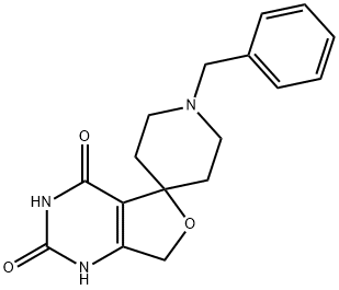 Spiro[furo[3,4-d]pyrimidine-5(1H),4'-piperidine]-2,4(3H,7H)-dione, 1'-(phenylmethyl)- Structural