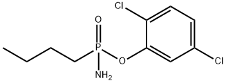 Phosphonamidic acid, P-butyl-, 2,5-dichlorophenyl ester Structural