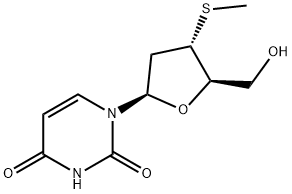 Uridine, 2'-deoxy-3'-S-methyl-3'-thio- (9CI) Structural