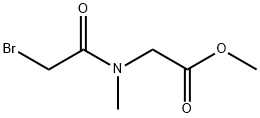 Glycine, N-(2-bromoacetyl)-N-methyl-, methyl ester Structural