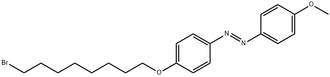 Diazene, 1-[4-[(8-bromooctyl)oxy]phenyl]-2-(4-methoxyphenyl)-, (1E)- Structural