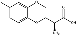 O-(2-Methoxy-4-methylphenyl)-L-serine Structural