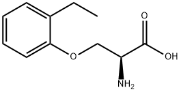 O-(2-Ethylphenyl)-L-serine Structural