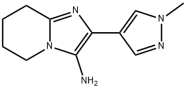Imidazo[1,2-a]pyridin-3-amine, 5,6,7,8-tetrahydro-2-(1-methyl-1H-pyrazol-4-yl)- Structural