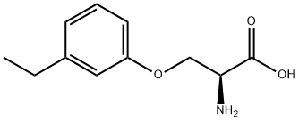 O-(3-Ethylphenyl)-L-serine Structural