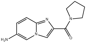 Methanone, (6-aminoimidazo[1,2-a]pyridin-2-yl)-1-pyrrolidinyl- Structural