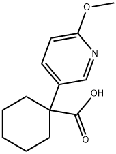 Cyclohexanecarboxylic acid, 1-(6-methoxy-3-pyridinyl)-