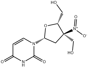 Uridine, 2',3'-dideoxy-3'-C-(hydroxymethyl)-3'-nitro- (9CI) Structural