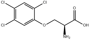 O-(2,4,5-Trichlorophenyl)-L-serine Structural
