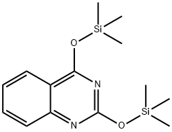 Quinazoline, 2,4-bis[(trimethylsilyl)oxy]- Structural