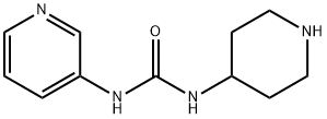 Urea, N-4-piperidinyl-N'-3-pyridinyl- Structural