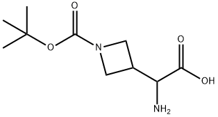 a-Amino-1-Boc-3-azetidineacetic acid Structural