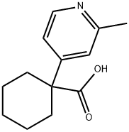 Cyclohexanecarboxylic acid, 1-(2-methyl-4-pyridinyl)-