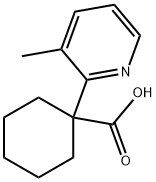 Cyclohexanecarboxylic acid, 1-(3-methyl-2-pyridinyl)-