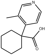 Cyclohexanecarboxylic acid, 1-(3-methyl-4-pyridinyl)-