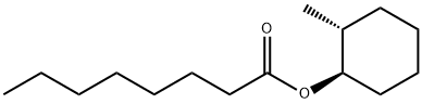 rel-Octanoic acid (1S*)-2β*-methylcyclohexane-1α*-yl ester Structural