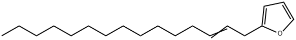 Furan, 2-(2E)-2-pentadecen-1-yl- Structural