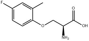 O-(4-Fluoro-2-methylphenyl)-L-serine Structural
