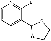 Pyridine, 2-bromo-3-(1,3-dioxolan-2-yl)- Structural