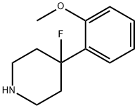 Piperidine, 4-fluoro-4-(2-methoxyphenyl)- Structural