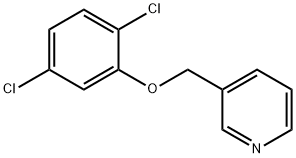 Pyridine, 3-[(2,5-dichlorophenoxy)methyl]- Structural