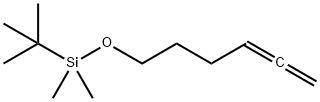 Silane, (1,1-dimethylethyl)(4,5-hexadien-1-yloxy)dimethyl- Structural