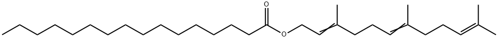 Hexadecanoic acid, 3,7,11-trimethyl-2,6,10-dodecatrien-1-yl ester Structural