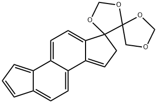 Dispiro[dicyclopenta[a,f]naphthalene-1(2H),4'-[1,3]dioxolane-5',4''-[1,3]dioxolane] (8CI,9CI) Structural