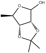 D-Ribofuranose, 5-deoxy-2,3-O-(1-methylethylidene)- Structural