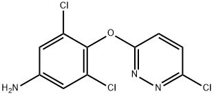 Benzenamine, 3,?5-?dichloro-?4-?[(6-?chloro-?3-?pyridazinyl)?oxy]?- Structural