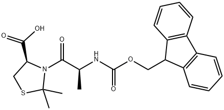 Fmoc-Ala-Cys[PSI(Me,Me)Pro]-OH Structural