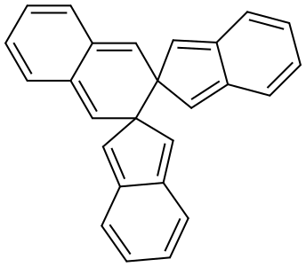 Dispiro[2H-indene-2,2'(3'H)-naphthalene-3',2''-[2H]indene] (8CI,9CI) Structural