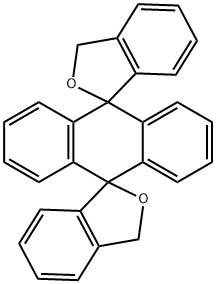 Dispiro[isobenzofuran-1(3H),9'(10'H)-anthracene-10',1''(3''H)-isobenzofuran] (9CI) Structural