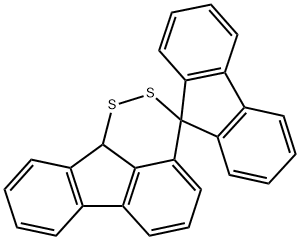 Spiro[9H-fluorene-9,3'(10'bH)-fluoreno[9,1-cd][1,2]dithiin] (9CI) Structural