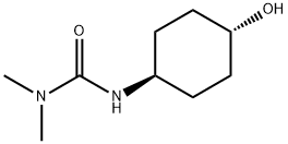 rac-3,3-dimethyl-1-[(1R,4R)-4-hydroxycyclohexyl]urea Structural