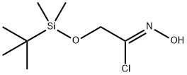 Ethanimidoyl chloride, 2-[[(1,1-dimethylethyl)dimethylsilyl]oxy]-N-hydroxy-, (1Z)- Structural