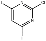 Pyrimidine, 2-chloro-4,6-diiodo- Structural