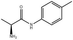 Propanamide, 2-amino-N-(4-methylphenyl)-, (2S)- Structural