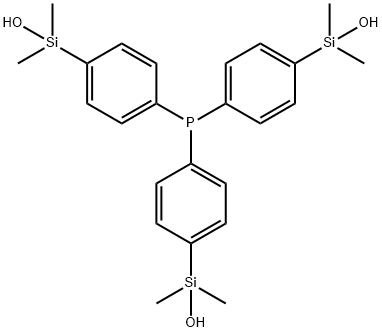 Silanol, 1,1',1''-(phosphinidynetri-4,1-phenylene)tris[1,1-dimethyl- Structural