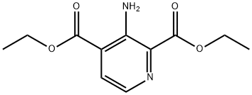 diethyl 3-aminopyridine-2,4-dicarboxylate Structural
