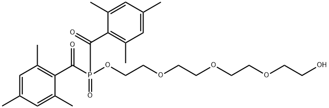 Phosphinic acid, P,P-bis(2,4,6-trimethylbenzoyl)-, 2-[2-[2-(2-hydroxyethoxy)ethoxy]ethoxy]ethyl ester Structural