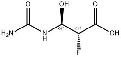 Propanoic acid, 3-[(aminocarbonyl)amino]-2-fluoro-3-hydroxy-, (2R,3S)-rel-