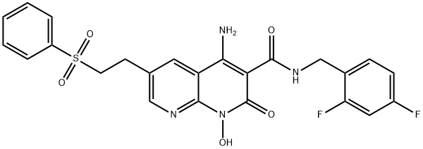 HIV-1 integrase inhibitor 4 Structural